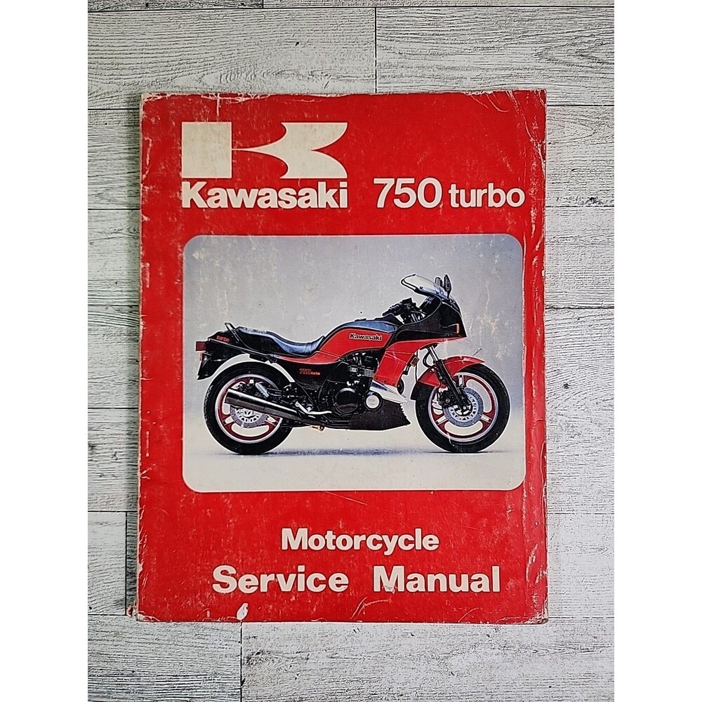 1984 Kawasaki 750 Turbo ZX750 E1 Motorcycle Service Manual 99924-1049-51